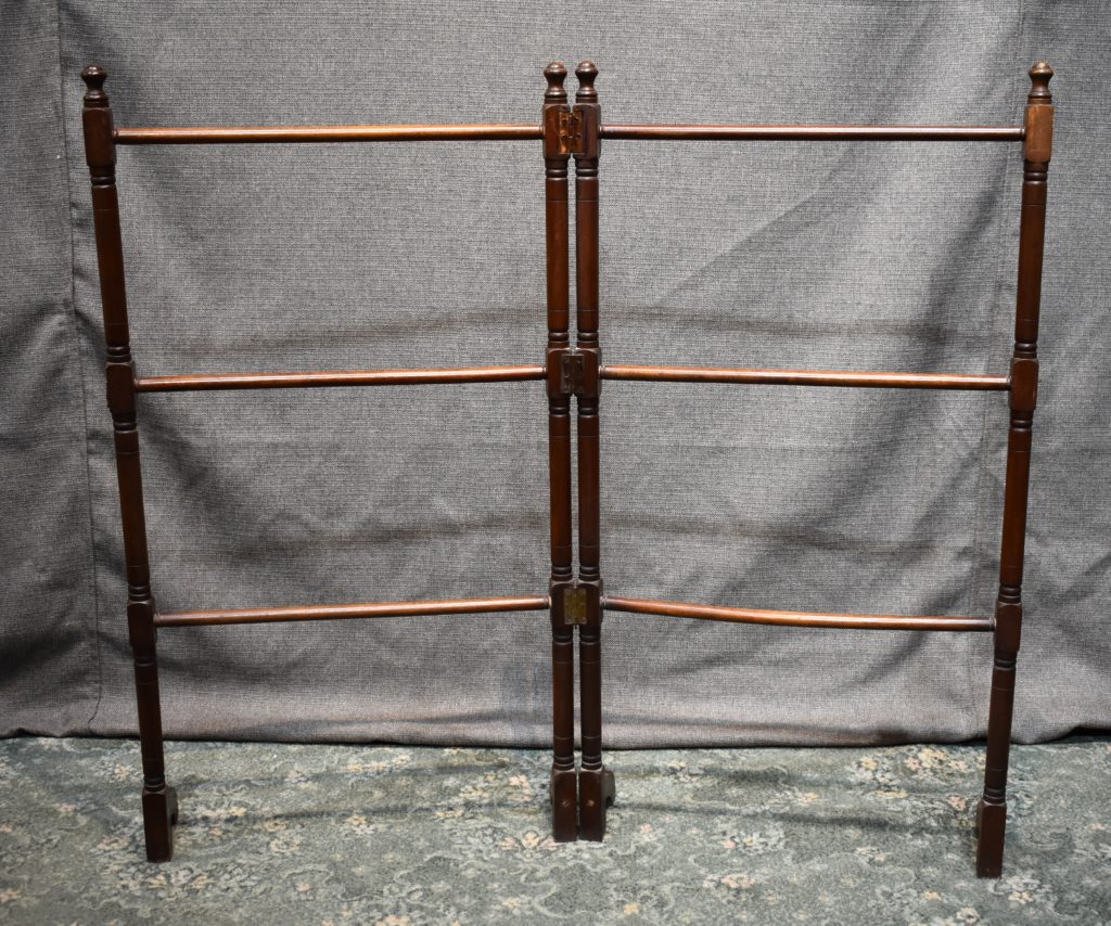 Walnut Folding Quilt Rack Memory Lane Antiques